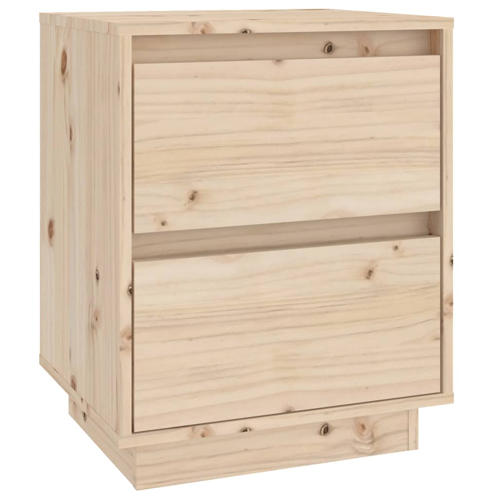 Nachtkastjes 2 st 40x35x50 cm massief grenenhout - Griffin Retail