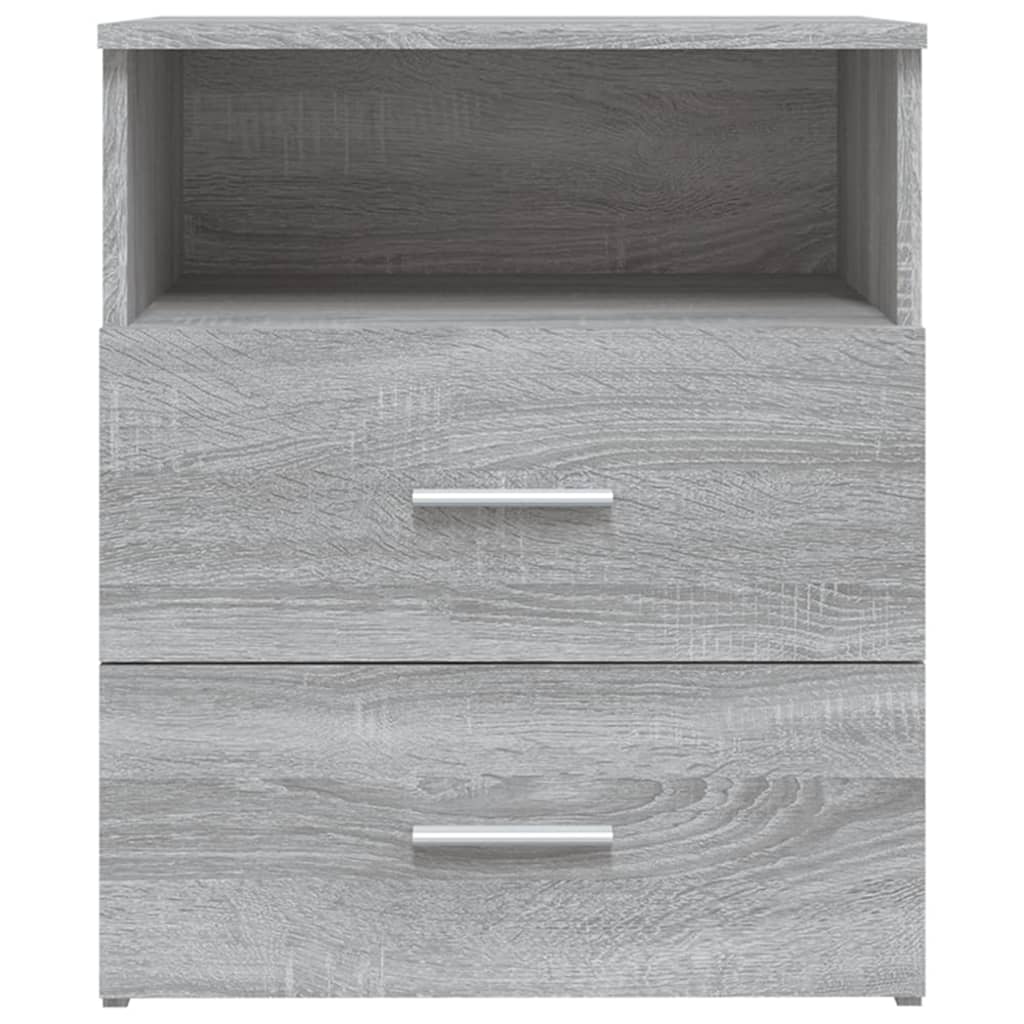 Nachtkastjes 2 st 50x32x60 cm grijs sonoma eikenkleurig - Griffin Retail