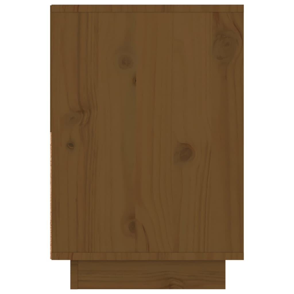 Nachtkastjes 2 st 60x34x51 cm massief grenenhout honingbruin - Griffin Retail