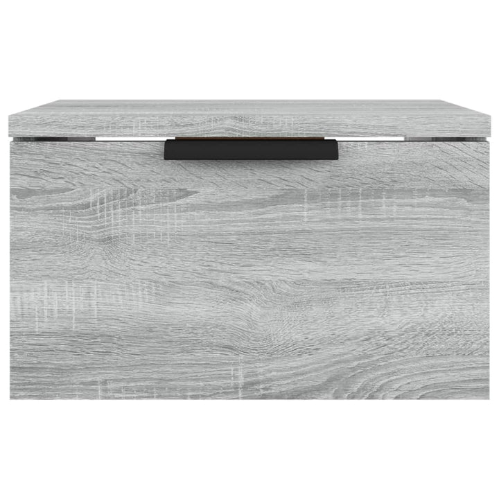 Nachtkastjes 2 st wandgemonteerd 34x30x20 cm grijs sonoma eiken - Griffin Retail