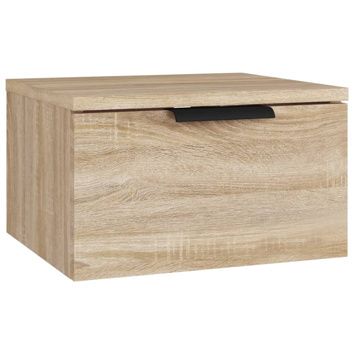 Nachtkastjes 2 st wandgemonteerd 34x30x20 cm sonoma eikenkleur - Griffin Retail