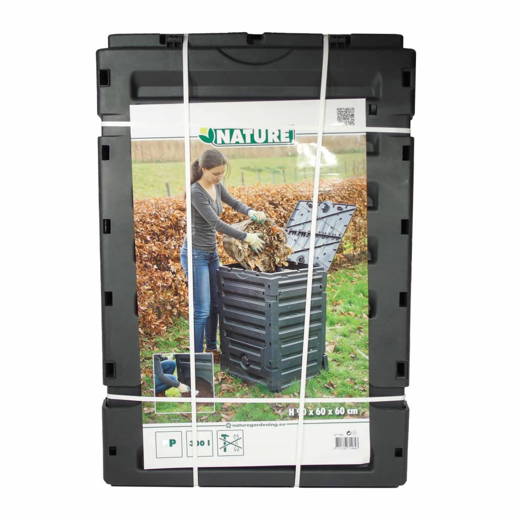 Nature Compostbak 300 L zwart - Griffin Retail