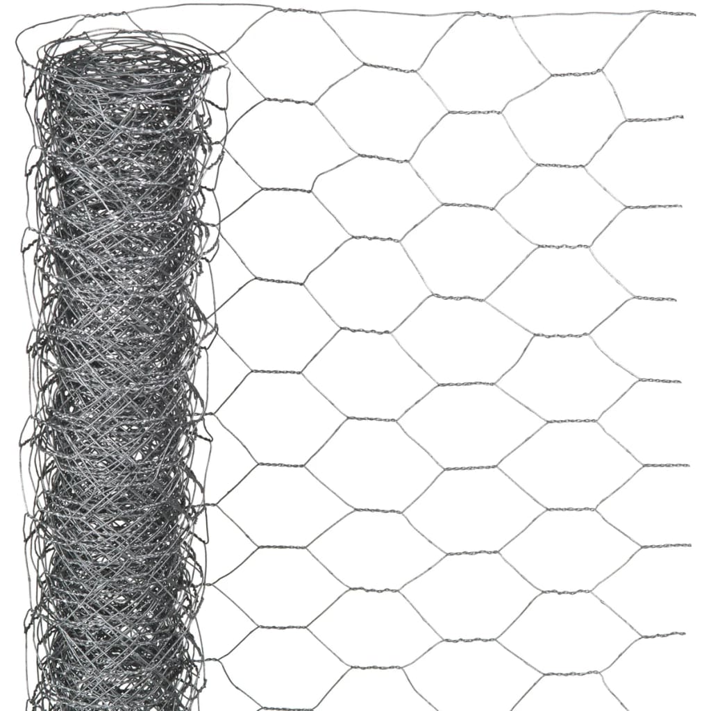 Nature Gaas zeshoekig 0,5x2,5 m 25 mm gegalvaniseerd staal - Griffin Retail