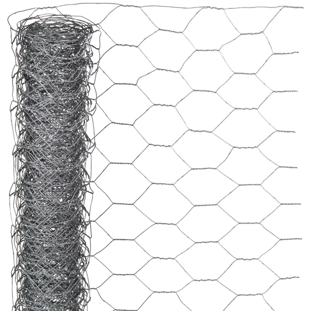 Nature Gaas zeshoekig 1x10 m 40 mm gegalvaniseerd staal - Griffin Retail