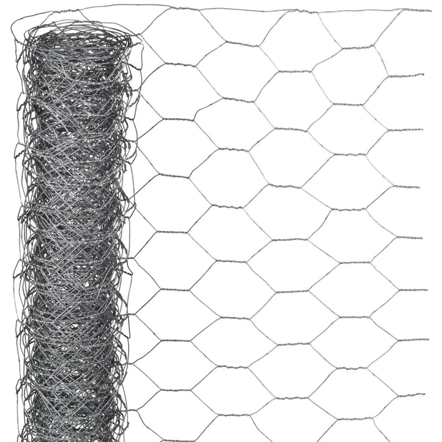 Nature Gaas zeshoekig 1x10 m 40 mm gegalvaniseerd staal - Griffin Retail