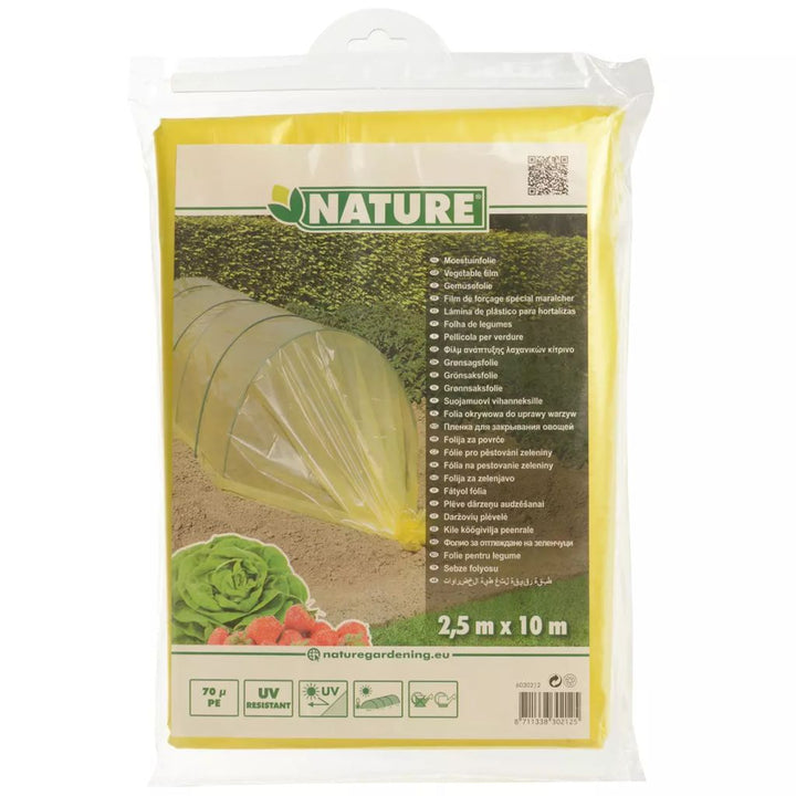 Nature Moestuinfolie 2,5x10 m geel 6030212 - Griffin Retail