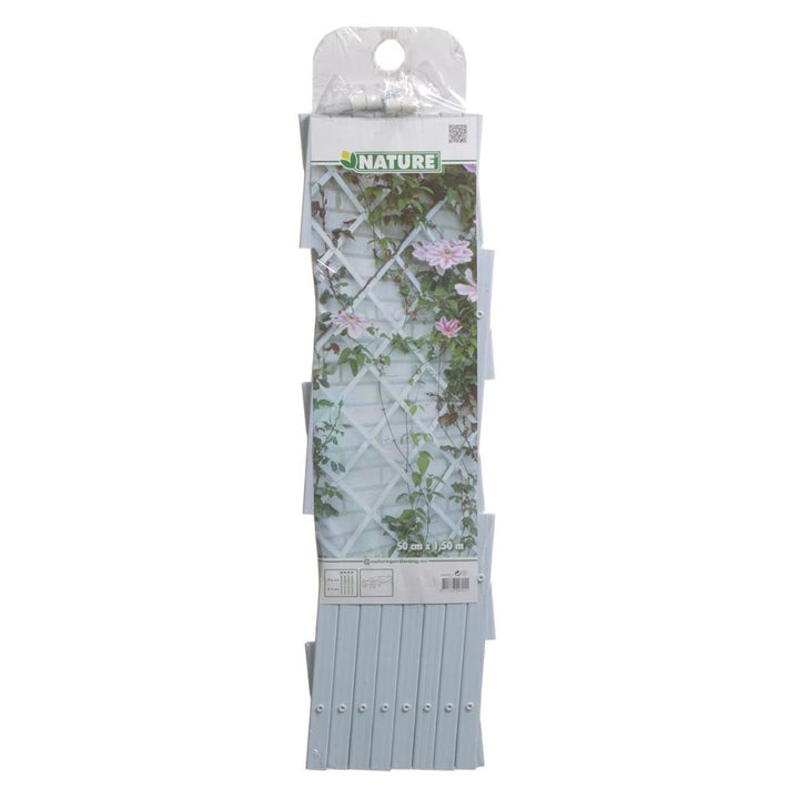 Nature Tuinlatwerk 50x150 cm PVC wit 6040701 - Griffin Retail