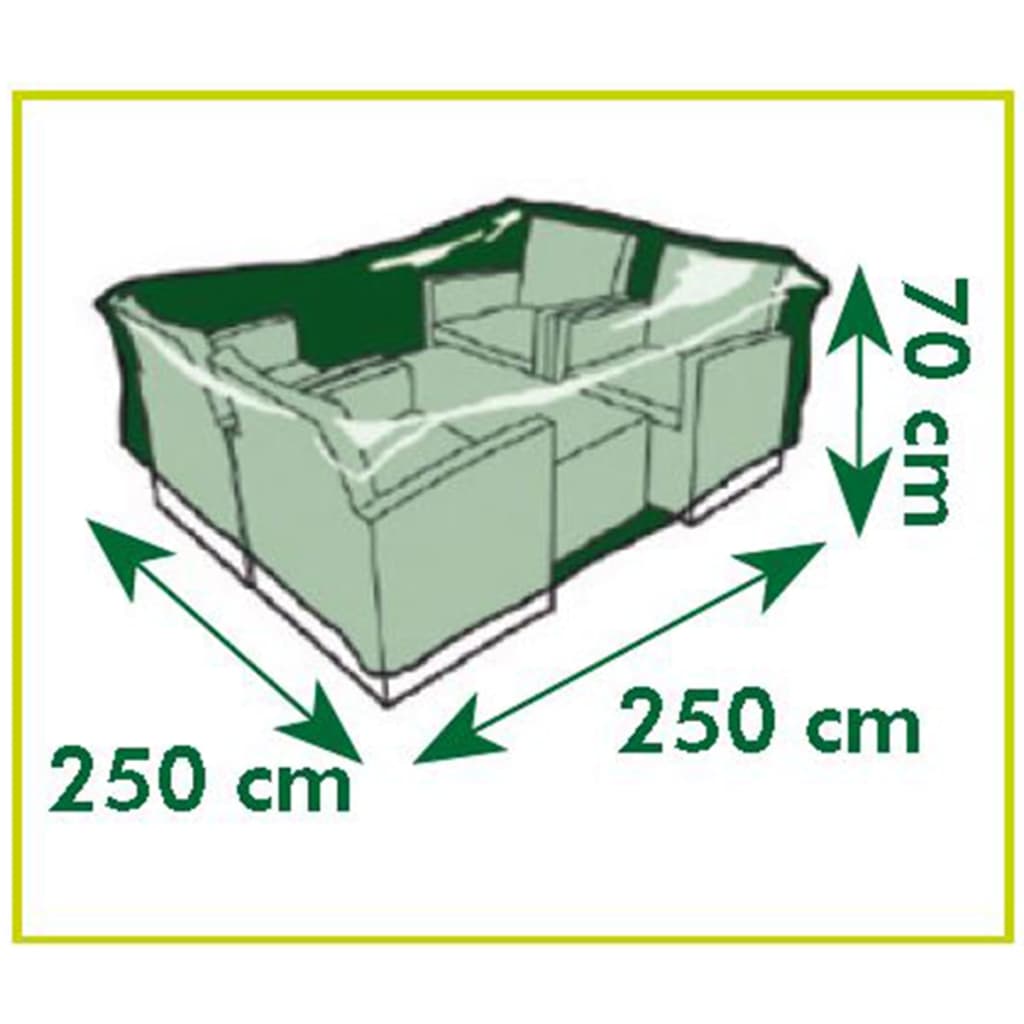 Nature Tuinmeubelhoes voor lage tafel en stoelen 250x250x70 cm - Griffin Retail