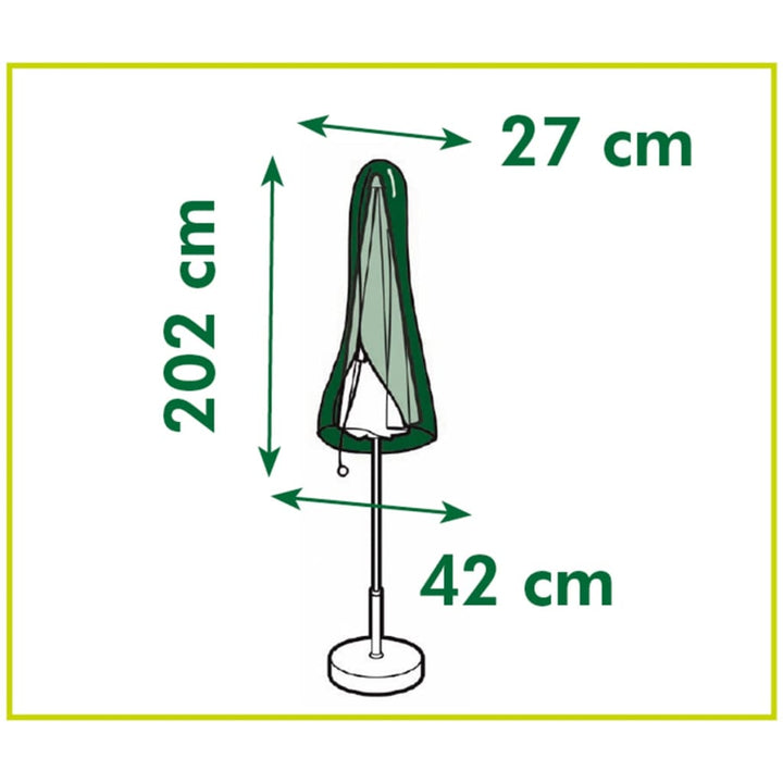 Nature Tuinmeubelhoes voor rechte parasols 202x42x27 cm - Griffin Retail