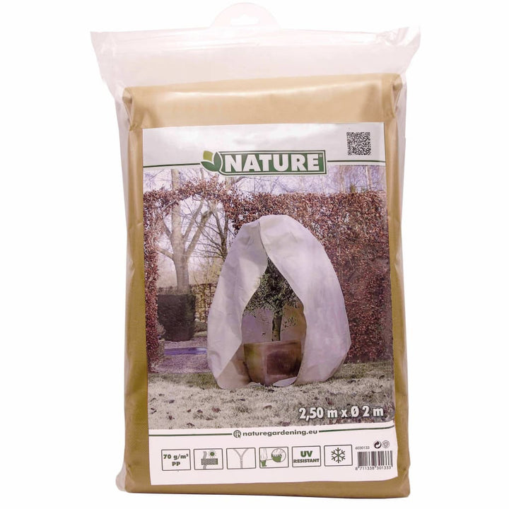 Nature Winterhoes met rits 70 g/m² 2x2,5 m beige - Griffin Retail