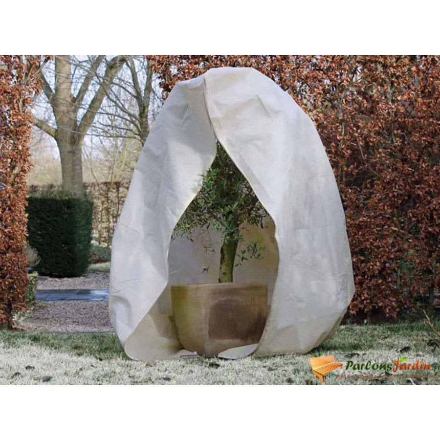 Nature Winterhoes met rits 70 g/m² 3x2,5x2,5 m beige - Griffin Retail