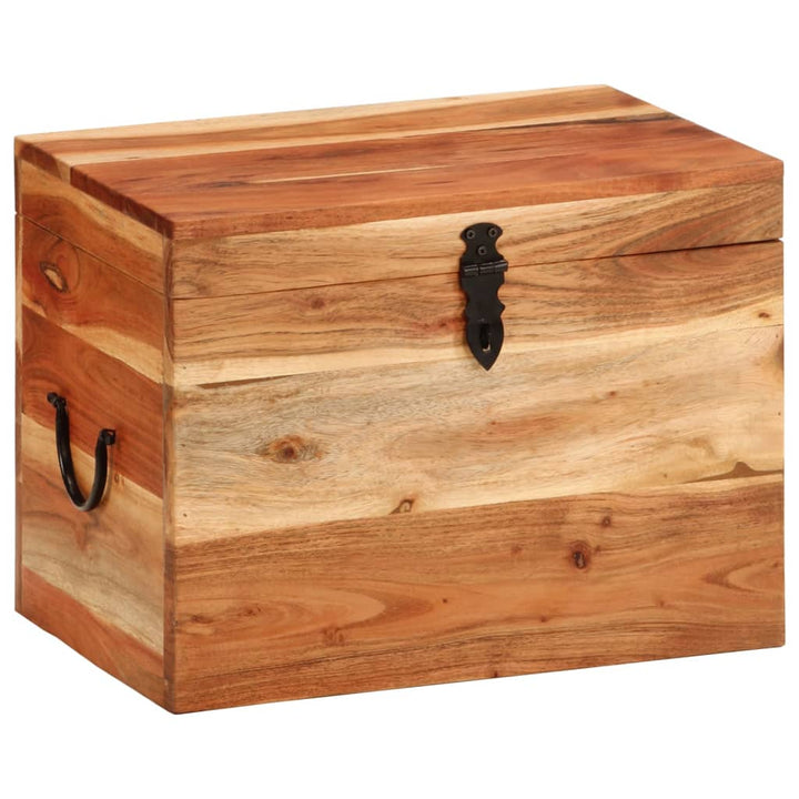 Opbergbox 39x28x31 cm massief acaciahout - Griffin Retail