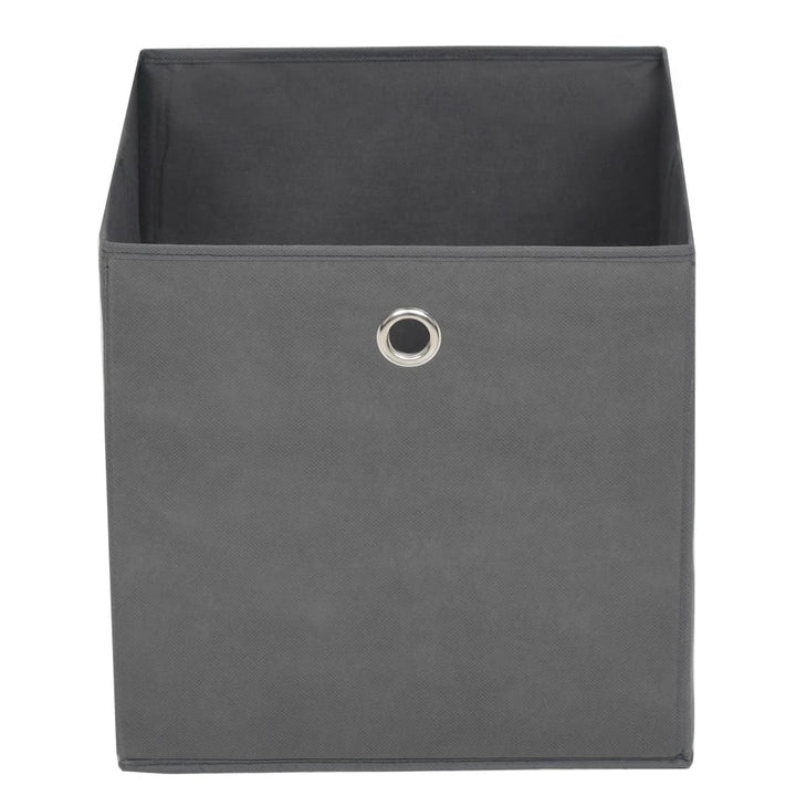 Opbergboxen 10 st 28x28x28 cm nonwoven stof grijs - Griffin Retail