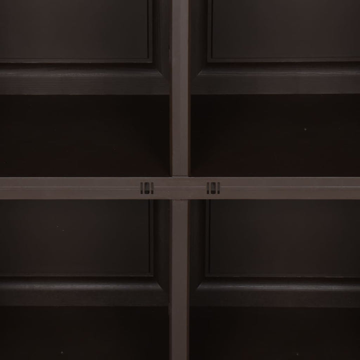 Opbergkast hout-look 79x43x85,5 cm kunststof bruin - Griffin Retail