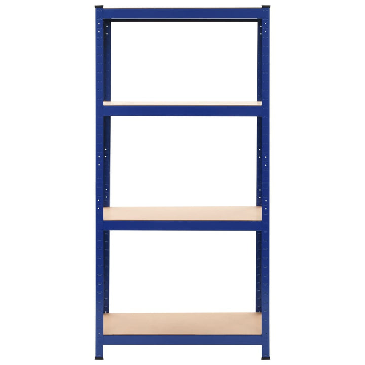 Opbergrek 80x40x160 cm staal en MDF blauw - Griffin Retail