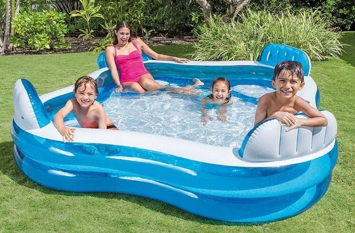 Opblaasbaar zwembad met opblaasstoeltjes - Griffin Retail