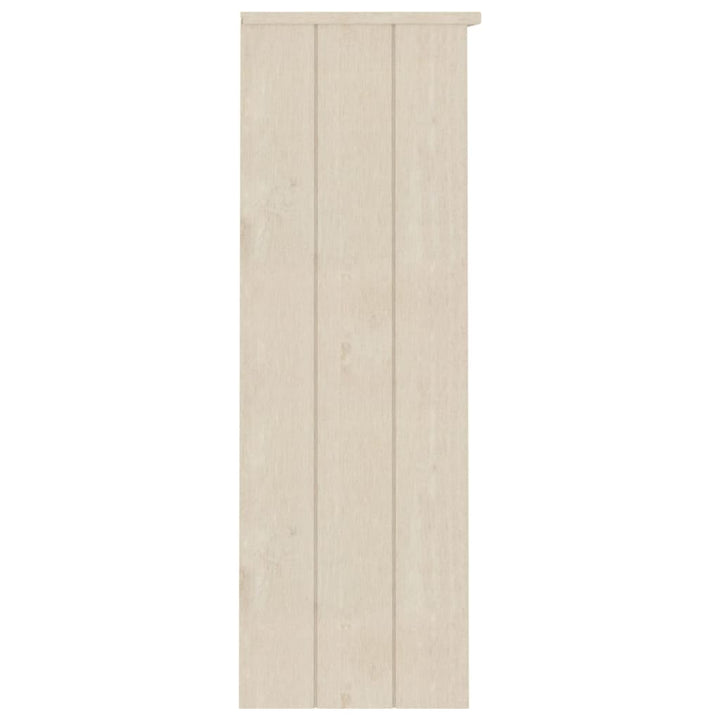 Opzetkast 85x35x100 cm massief grenenhout honingbruin - Griffin Retail