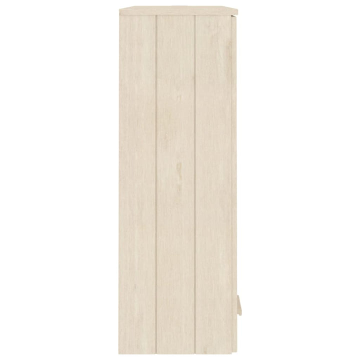 Opzetkast 85x35x100 cm massief grenenhout honingbruin - Griffin Retail