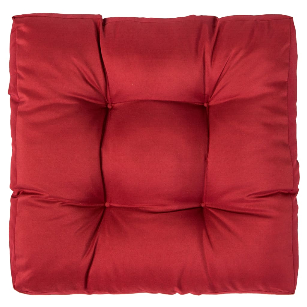 Palletkussen 58x58x10 cm polyester rood - Griffin Retail