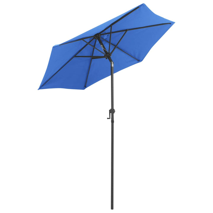 Parasol 200x211 cm aluminium blauw - Griffin Retail