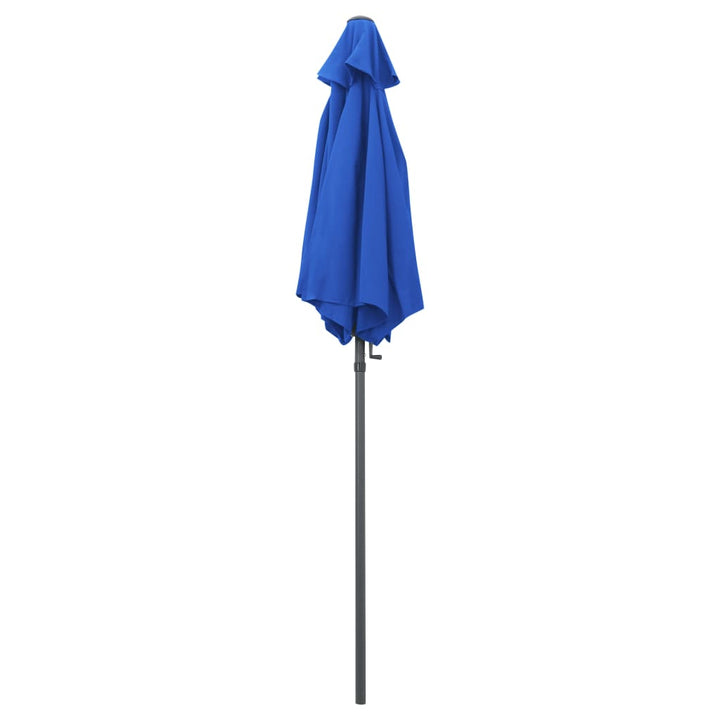 Parasol 200x211 cm aluminium blauw - Griffin Retail