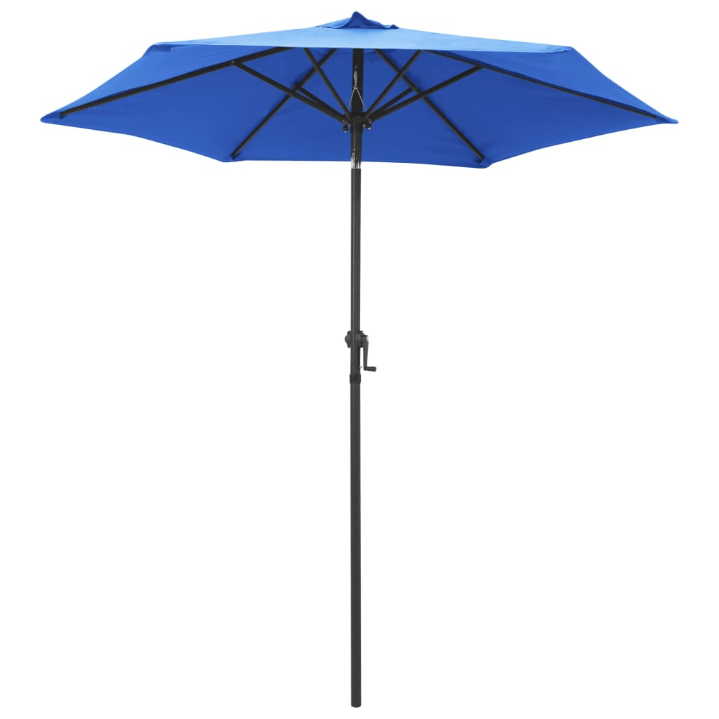 Parasol 200x211 cm aluminium blauw - Griffin Retail