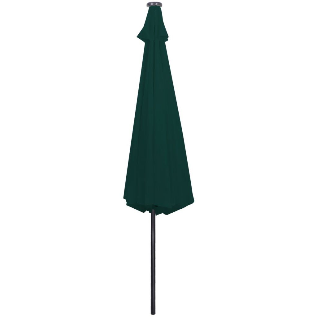 Parasol kantelbaar met LED 3 m groen - Griffin Retail