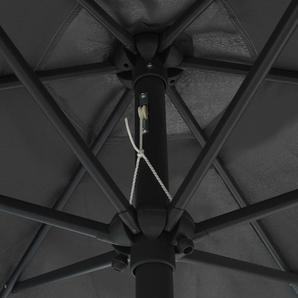 Parasol met aluminium paal 270x246 cm antraciet - Griffin Retail