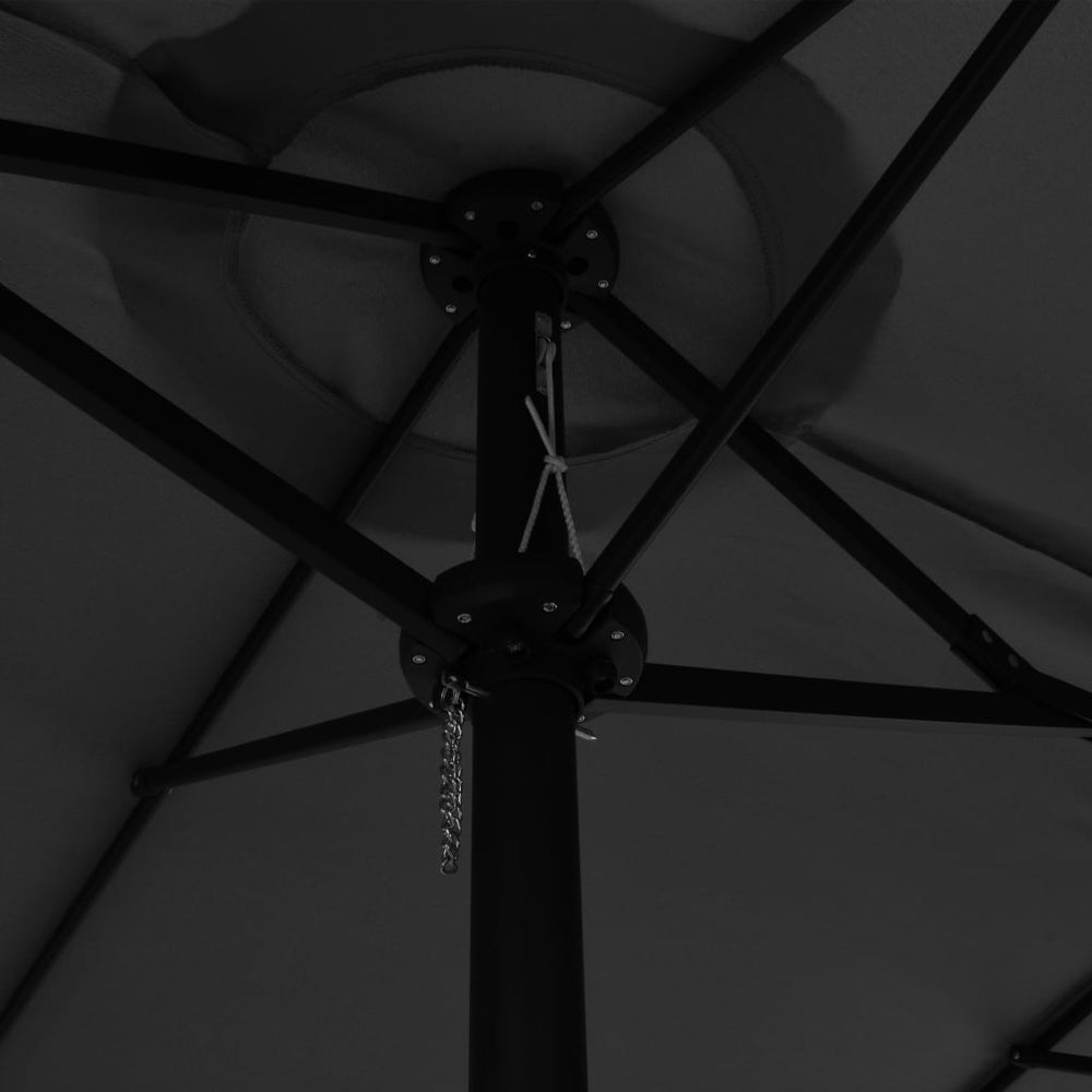 Parasol met aluminium paal 460x270 cm antraciet - Griffin Retail