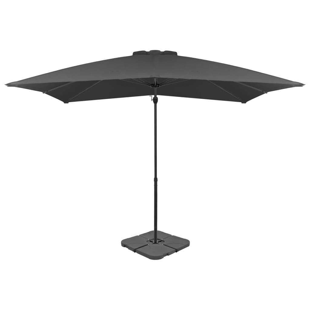 Parasol met draagbare voet antraciet - Griffin Retail