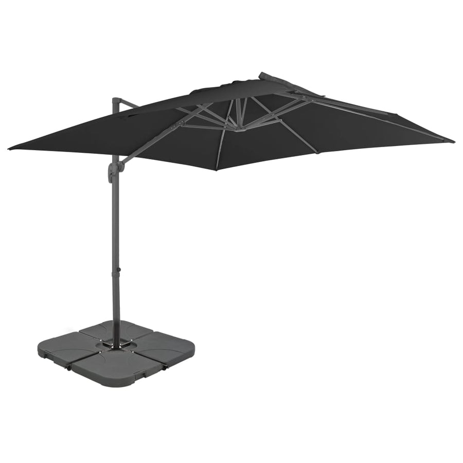 Parasol met draagbare voet antraciet - Griffin Retail