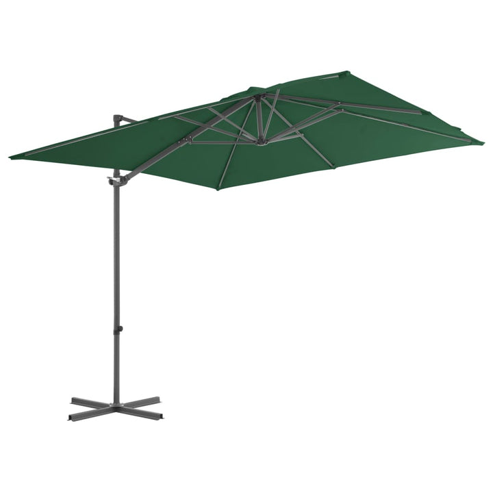 Parasol met draagbare voet groen - Griffin Retail