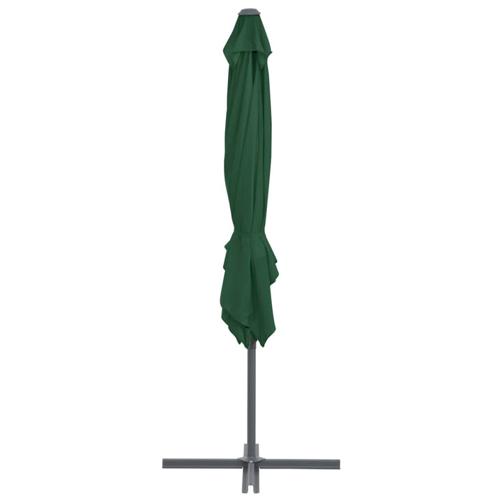 Parasol met draagbare voet groen - Griffin Retail