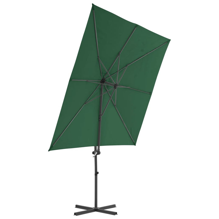 Parasol met draagbare voet groen - Griffin Retail