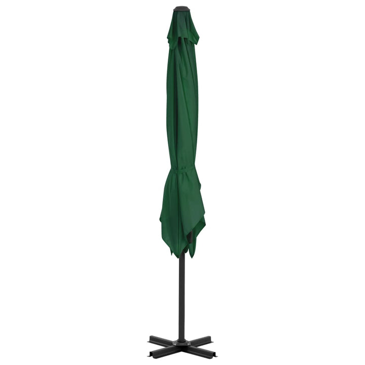 Parasol met draagbare voet groen - Griffin Retail