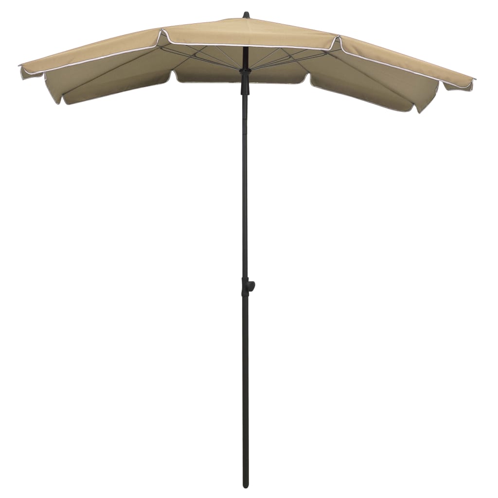 Parasol met paal 200x130 cm taupe - Griffin Retail