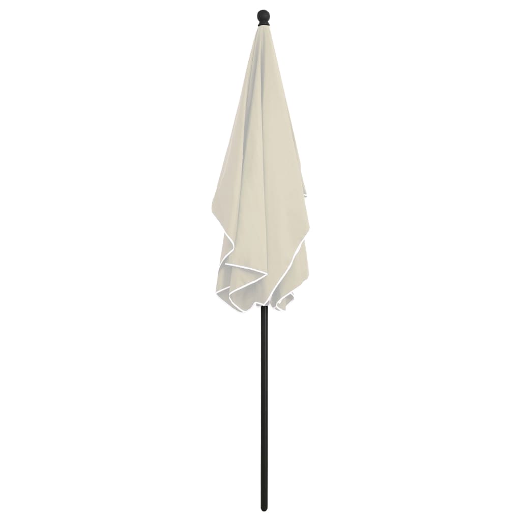 Parasol met paal 210x140 cm zandkleurig - Griffin Retail