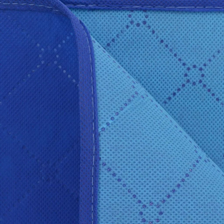 Picknickkleed 100x150 cm blauw en lichtblauw - Griffin Retail