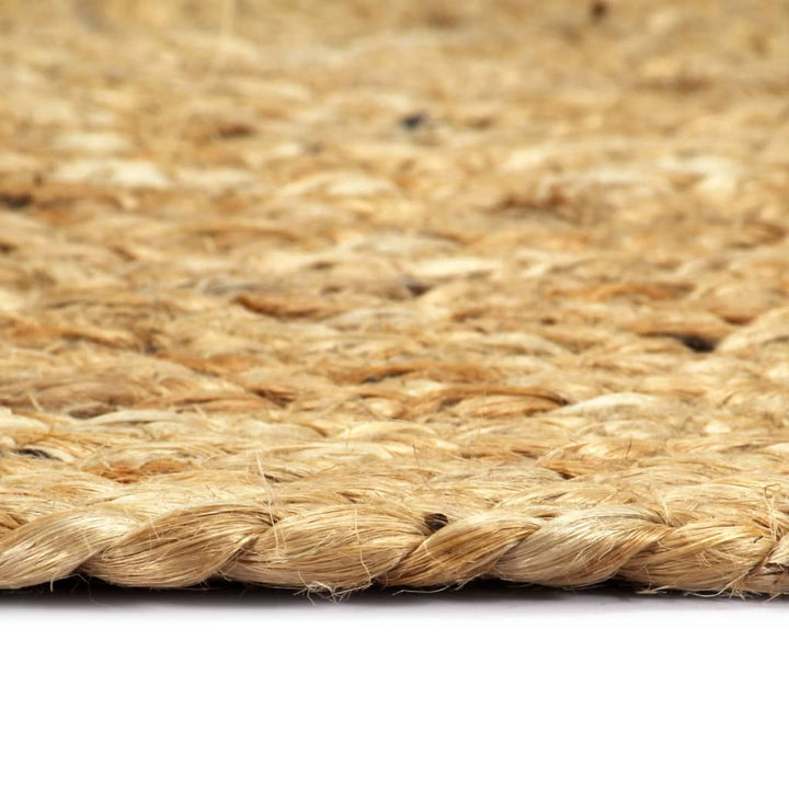 Placemats 6 st rond 38 cm jute natuurlijk - Griffin Retail