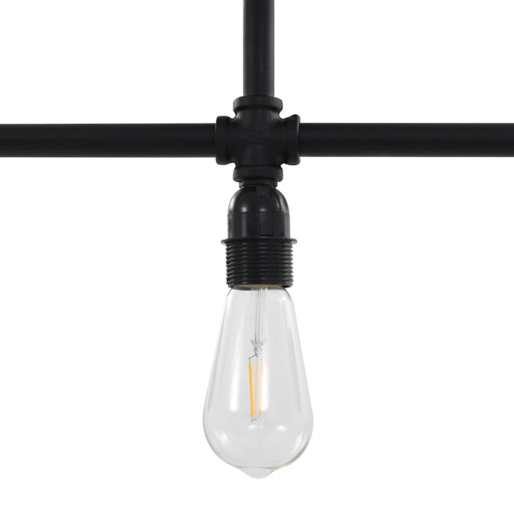 Plafondlamp 3xE27 zwart - Griffin Retail