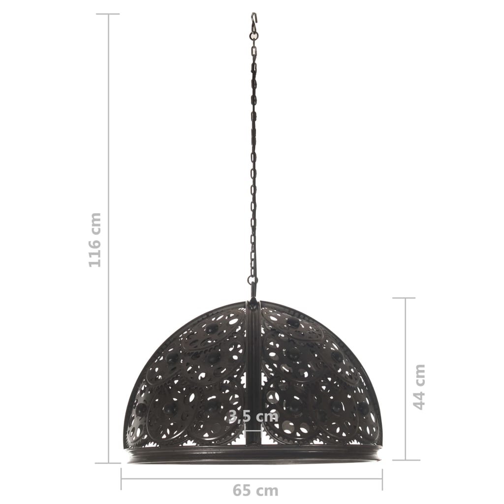 Plafondlamp industrieel kettingwiel-ontwerp E27 65 cm - Griffin Retail