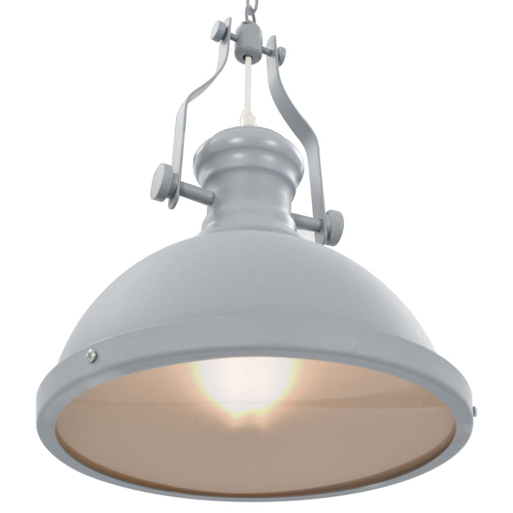 Plafondlamp rond E27 grijs - Griffin Retail