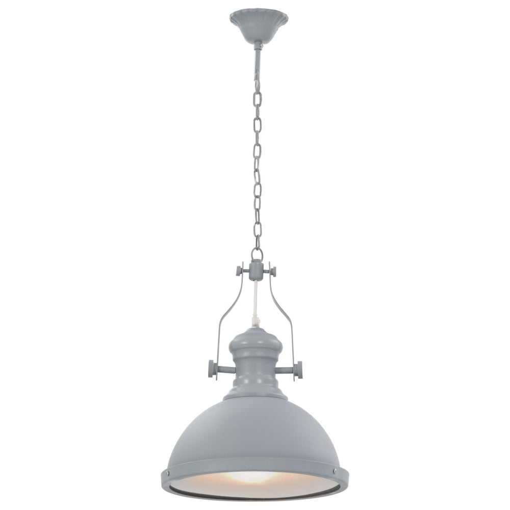 Plafondlamp rond E27 grijs - Griffin Retail