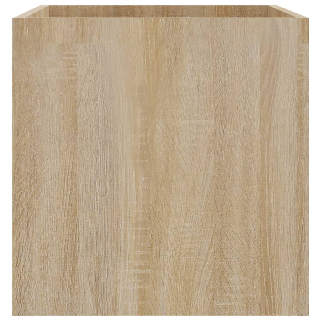 Plantenbak 40x40x40 cm bewerkt hout sonoma eiken - Griffin Retail