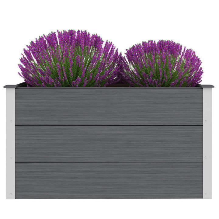 Plantenbak verhoogd 100x50x54 cm HKC grijs - Griffin Retail