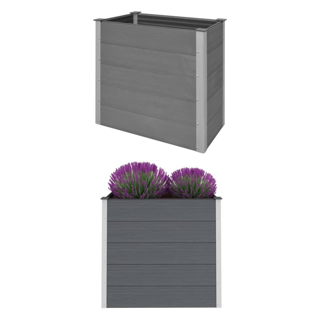 Plantenbak verhoogd 100x50x91 cm HKC grijs - Griffin Retail