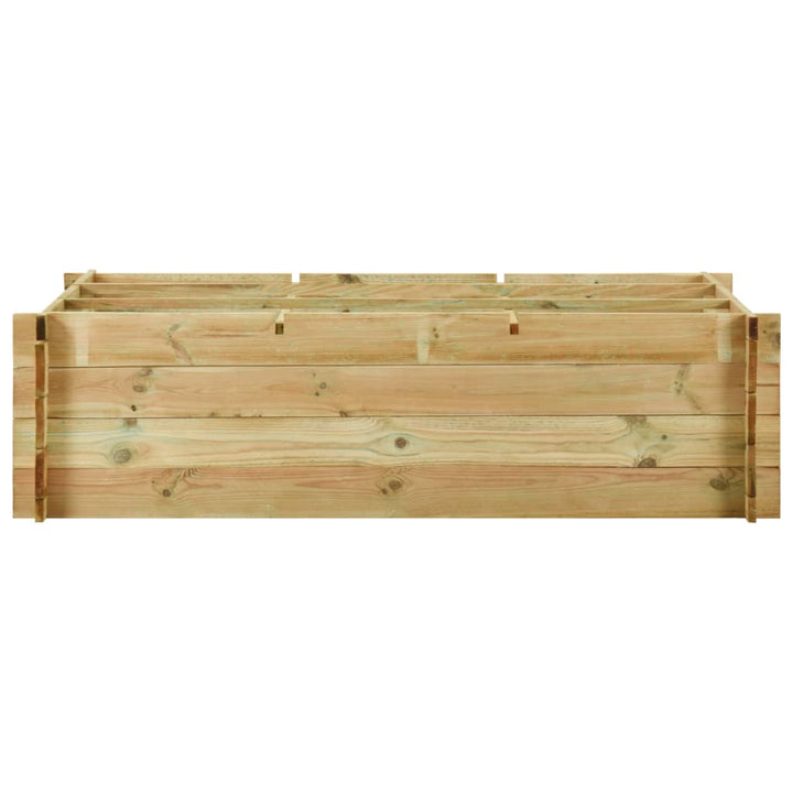 Plantenbak verhoogd 150x100x40 cm geïmpregneerd hout - Griffin Retail