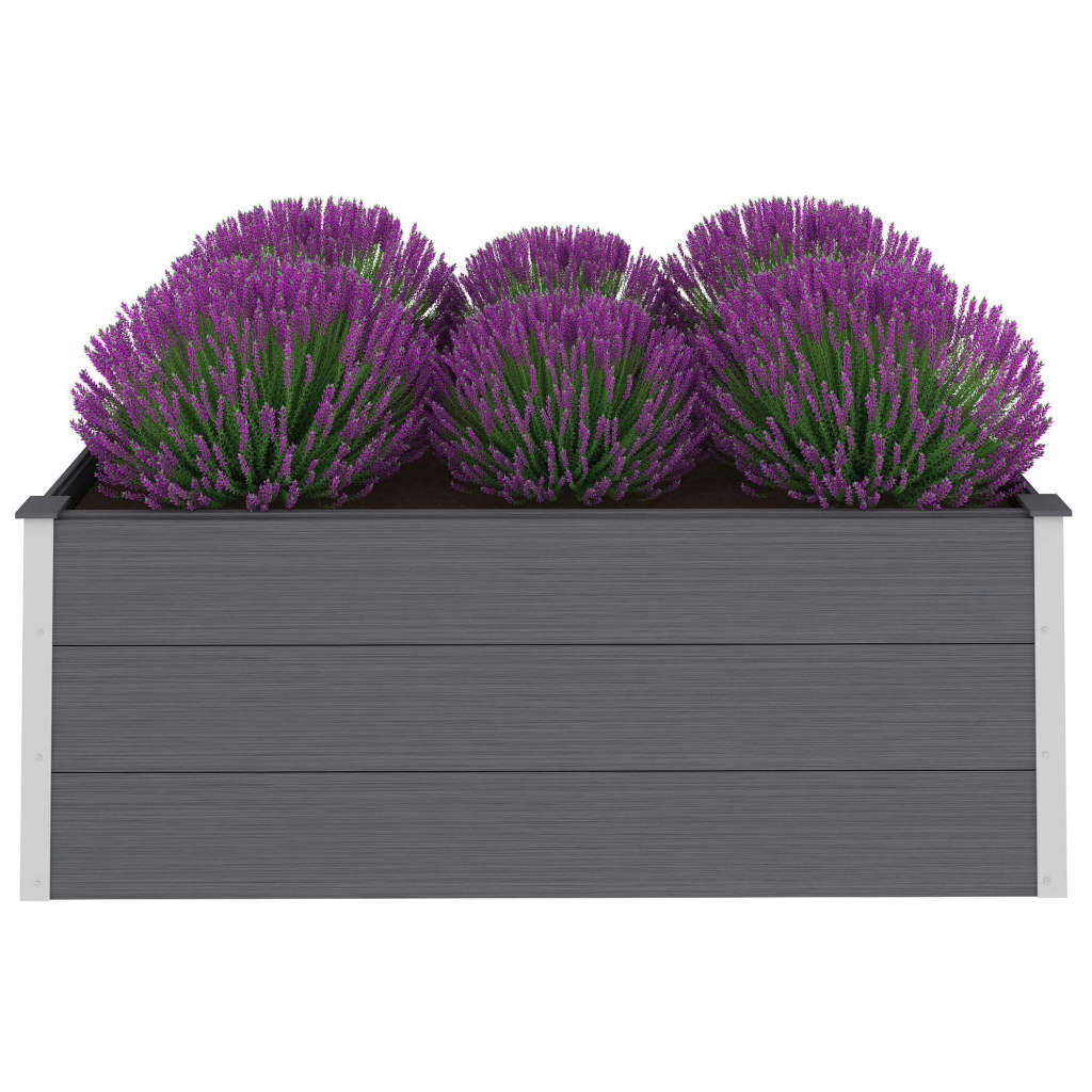 Plantenbak verhoogd 150x100x54 cm HKC grijs - Griffin Retail