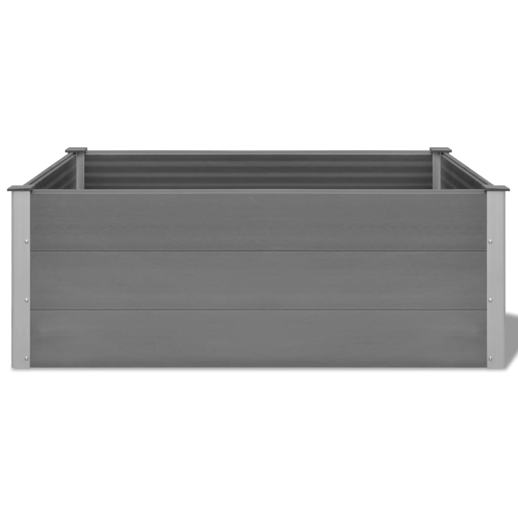 Plantenbak verhoogd 150x100x54 cm HKC grijs - Griffin Retail