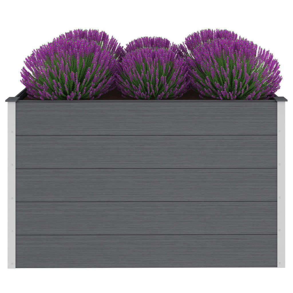 Plantenbak verhoogd 150x100x91 cm HKC grijs - Griffin Retail